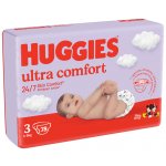 HUGGIES 4x Ultra Comfort Mega 3 4-9 kg 78 ks – Sleviste.cz