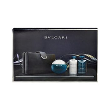 Bvlgari Aqva Pour Homme EDT 100 ml + 75 ml sprchový gel + 75 ml balzám po holení + etue dárková sada