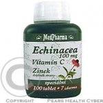 MedPharma Echinacea 100 mg + vit.C + zinek 107 tablet – Zboží Mobilmania