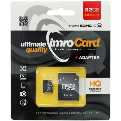 IMRO MicroSDHC UHS-II 32 GB MICROSD10/32G – Zboží Mobilmania