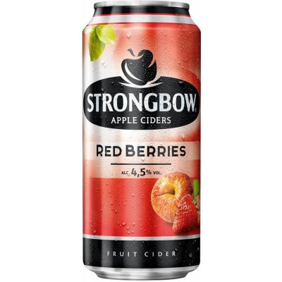 Strongbow Red Berries cider 4,5% 4 x 440 ml (plech) – Hledejceny.cz