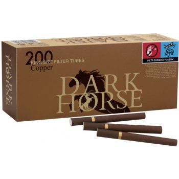 Dark horse cigaretové dutinky copper 200 ks