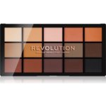 Makeup Revolution Re-Loaded paleta očních stínů Basic Mattes 15 x 1,1 g – Zboží Dáma