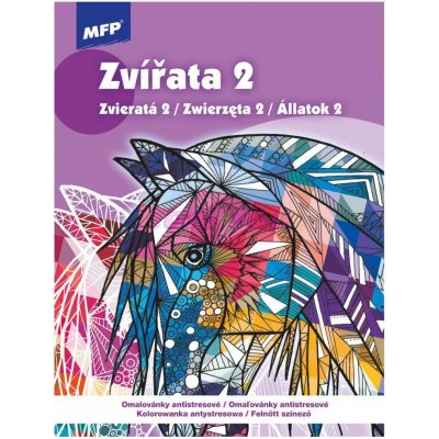 MFP 5301215 Omalovánky antistresové Zvířata 2 210x290mm/32s – Zboží Dáma