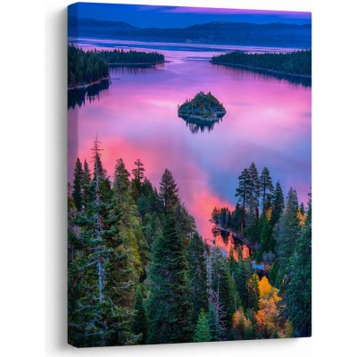 Obraz - Jezero Tahoe, Sierra Nevada, Kalifornie, USA, jednodílný 30x40 cm – Hledejceny.cz