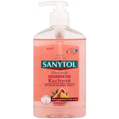 Sanytol dezinfekční mýdlo do kuchyně grapefruit & limetka 250 ml – Hledejceny.cz