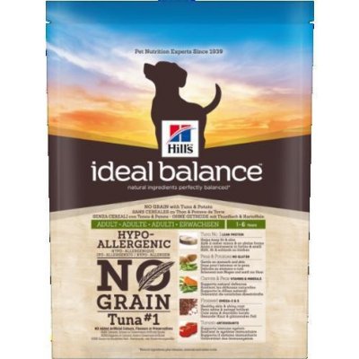 Hill’s Ideal Balance Adult NO GRAIN Tuňák bram 12 kg – Hledejceny.cz