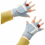 Dámské zimní rukavice na dotykový displej mobilu modré