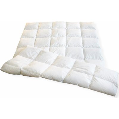 Lina Péřová přikrývka bílá 10% prachového peří zbytek obsahuje kvalitní husí drané peří 200x200 – Sleviste.cz