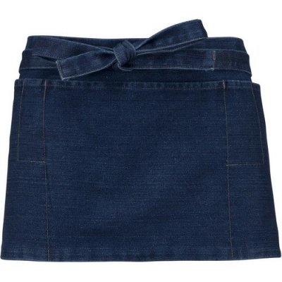 Kariban Zástěra Barman Bistro Style uni Denim – Zboží Dáma Kariban Zástěra Barman Bistro Style uni Denim – Zboží Dáma