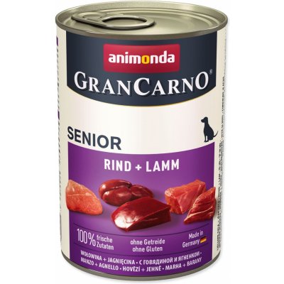 Animonda Gran Carno Senior hovězí a jehně 400 g – Zboží Mobilmania