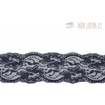 Elastická krajka tmavě modrá, 100 mm – Zboží Dáma