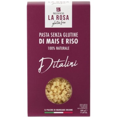 Pastificio La Rosa bezlepkové těstoviny Ditalini 0,5 kg