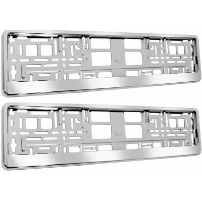 Xtrobb 22048 Podložka pod SPZ CHROM metallic 2 ks – Hledejceny.cz