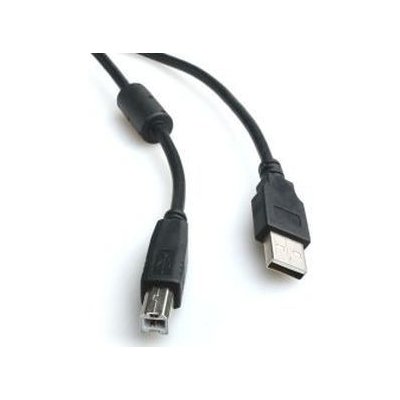 Gembird CCF-USB2-AMBM-10 USB 2.0 kabel A-B 3m, černý – Zboží Mobilmania