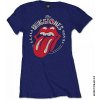 Dámské tričko s potiskem Rolling Stones tričko, 50th Anniversary Vintage Navy