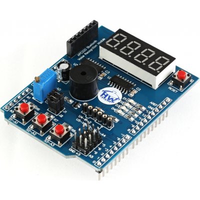 HWKITCHEN Výukový multifunkční Shield pro Arduino HW389 – Zboží Mobilmania