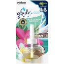 Glade Electric Scented Oil Exotic Tropical Blossoms vůně s tóny monoi květů a kokosového mléka tekutá náplň do elektrického osvěžovače vzduchu 20 ml