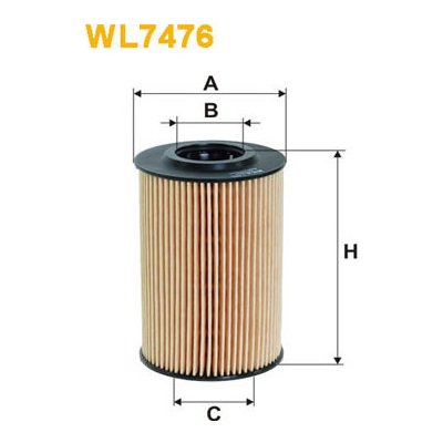 Olejový filtr WIX FILTERS WL7476