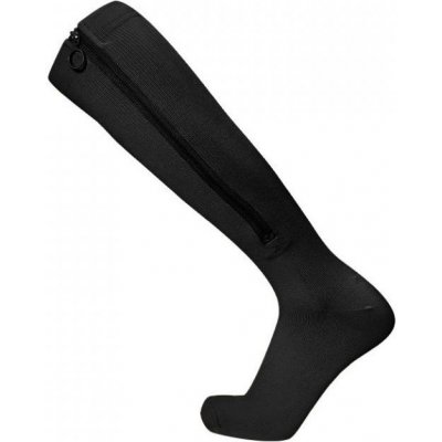 ZBCH Kompresní podkolenky se zipem Zavřená špice Černá – Zboží Dáma