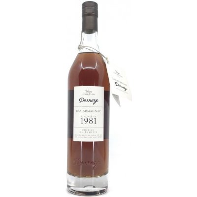 Armagnac DARROZE 1981 Chateau de Lahitte 46% 0,7 l (karton) – Zboží Dáma