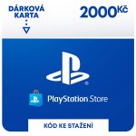 PlayStation dárková karta 2000 Kč – Zboží Živě