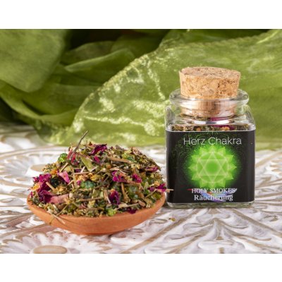 Holy Smokes Čakrová vonná směs pro vykuřování 4. čakra Srdeční Heart 50 ml – Zboží Dáma