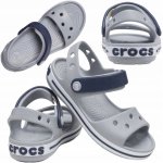 Crocs dětské sandálky guma šedá – Zboží Dáma