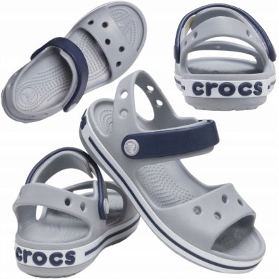 Crocs dětské sandálky guma šedá – Zboží Dáma