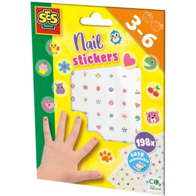 SES CREATIVE Nálepky na nehty 198ks kreativní set zdobení nehtů 14044 – Hledejceny.cz