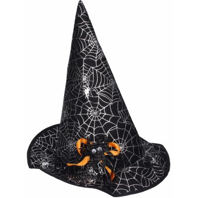 Wiky Klobouk čarodějnický s pavoukem 32x30cm – Zbozi.Blesk.cz