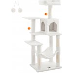 Goleto Škrabadlo pro kočky bílé 55 x 45 x 143 cm – Zboží Dáma