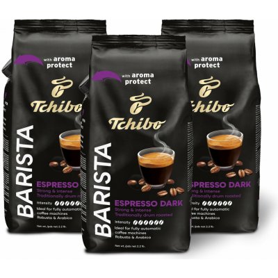 Tchibo Barista Espresso Dark zrnková 3 x 1 kg – Hledejceny.cz