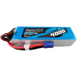 Gens ace G-Tech 4000mAh 22.2V 60C 6S1P Lipo Battery Pack with EC5 Plug