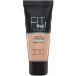 Maybelline Fit Me! Matte+Poreless matující make-up pro normální a mastnou pleť 230 30 ml – Hledejceny.cz