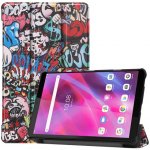 Protemio Art zaklapovací obal Lenovo Tab M8 TB-8505 / M8 3. generace 34659 GARFFITI – Zbozi.Blesk.cz