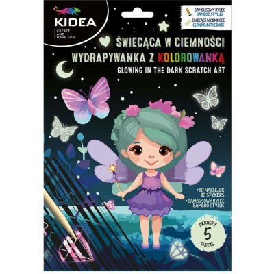 Škrabací obrázek Magic 5 listů svítící ve tmě – Zboží Dáma