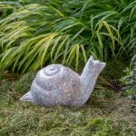 Kameny.cz Šnek (žula) z přírodního kamene Vybere si barevnost: Růžovošedá žula – Hledejceny.cz