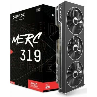 XFX Radeon RX 7800 XT Speedster MERC 319 BLACK Edition 16GB GDDR6 RX-78TMERCB9 – Zboží Živě