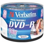 Verbatim DVD-R 4,7GB 16x, AZO, printable, spindle, 50ks (43533) – Hledejceny.cz