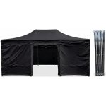 TENTino STEEL HEXAGON 4x6 m / 8 noh 11A - ČERNÁ – Hledejceny.cz