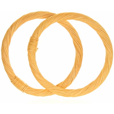 Bambusová ucha světlé kruhy 12,5cm 2ks – Sleviste.cz