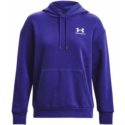 Under Armour mikina s kapucí Essential Fleece Hoodie-BLU 1373033-468 – Zboží Mobilmania