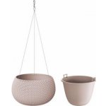 Prosperplast SPLOFY Bowl WS závěsný květináč 29 cm mocca – HobbyKompas.cz
