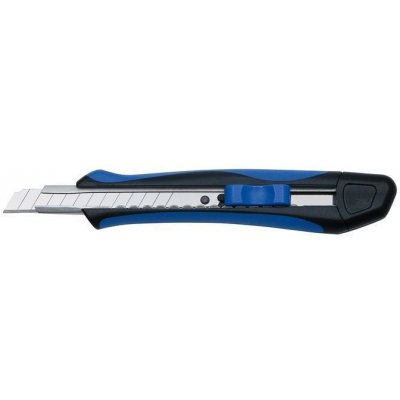 Odlamovací nůž "Soft-cut", modrá/černá, 9 mm, WEDO