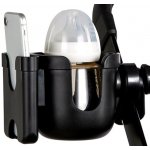 Camerazar Univerzální Držák pro Nápoj a Telefon 2v1 Černý s 360stupňovým Upevňovacím Systémem – Zboží Mobilmania