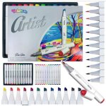 Skicovací fixy Colorino Artist -oboustranné 12 barev R81100 – Zboží Živě