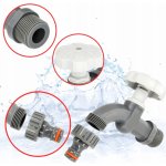 BRADAS Plastový kohout na hadici 3/4" WHITE LINE – Sleviste.cz
