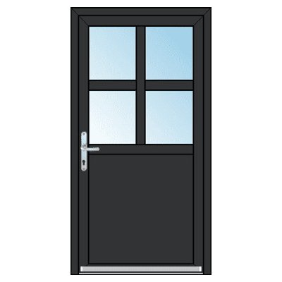 OknaDvereNaMiru.cz Vchodové plastové dveře SLOUPKOVÉ Arnika zlatý dub 90 x 200 cm – Zbozi.Blesk.cz