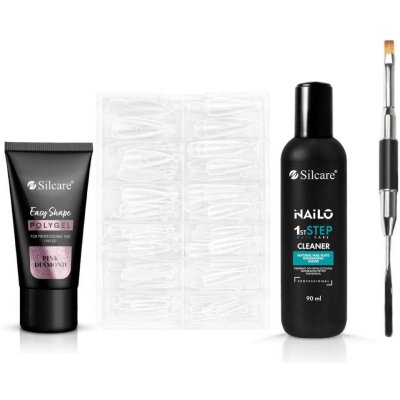Silcare polygel pink diamond 30 g set – Zboží Dáma